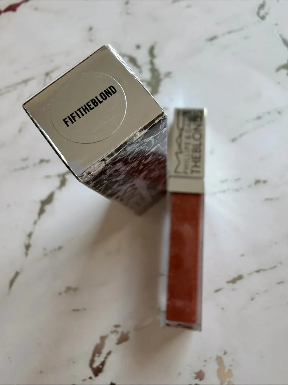 NIB MAC Cosmetics Phillip & David LE Lip Gloss in  Fifitheblond